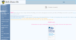 Desktop Screenshot of bellydanceon.com